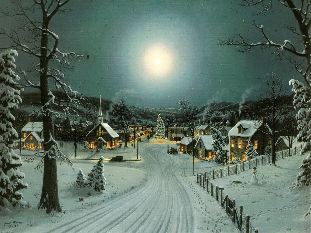 唯美意境雪景壁纸