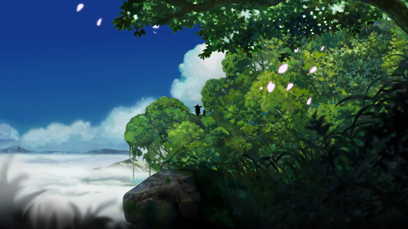 绿树成荫电脑桌面壁纸，免费高清风景下载，一键美化桌面！