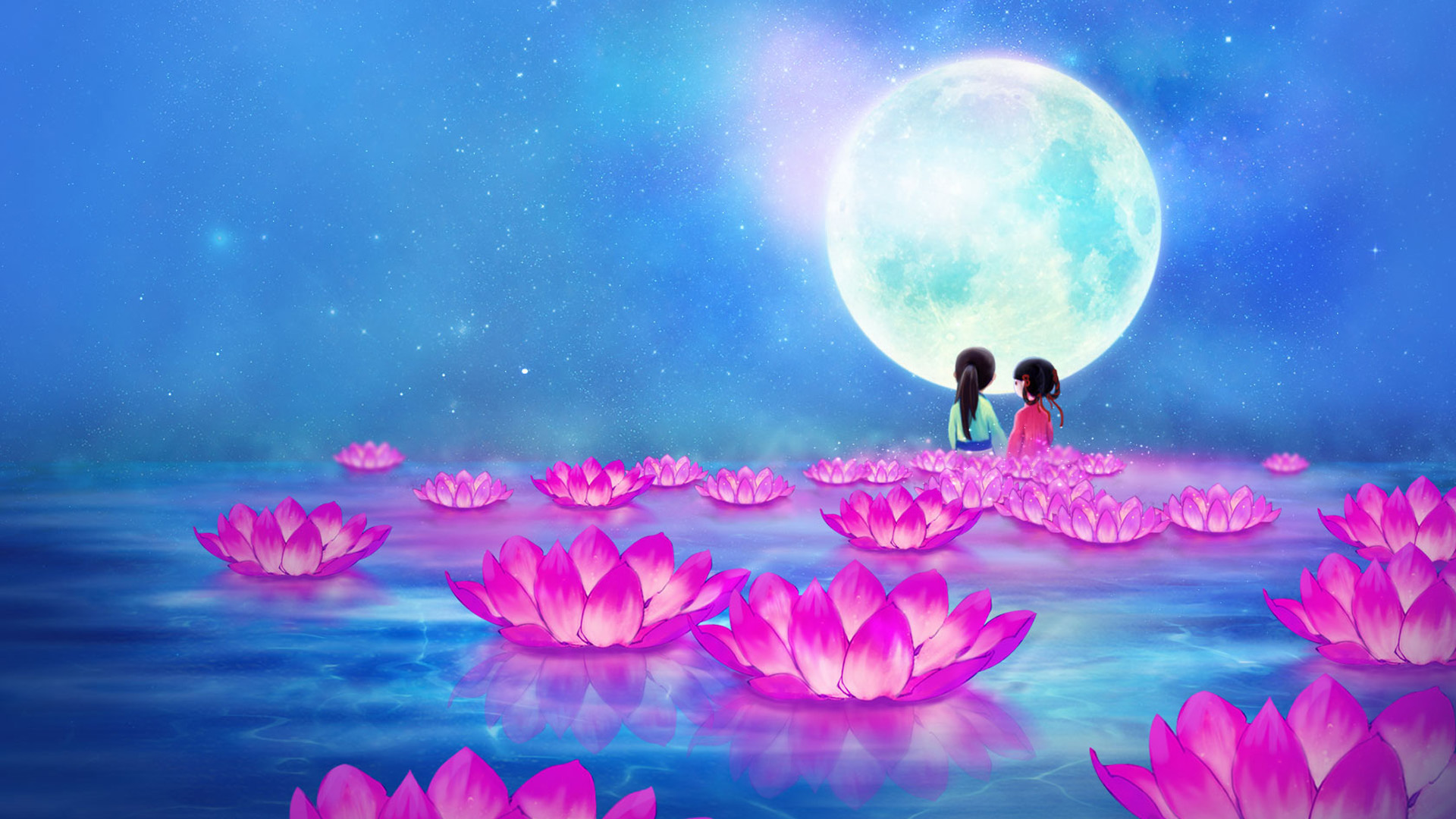 相约月下，畅享2013七夕节，精美壁纸免费下载，装点你的电脑桌面