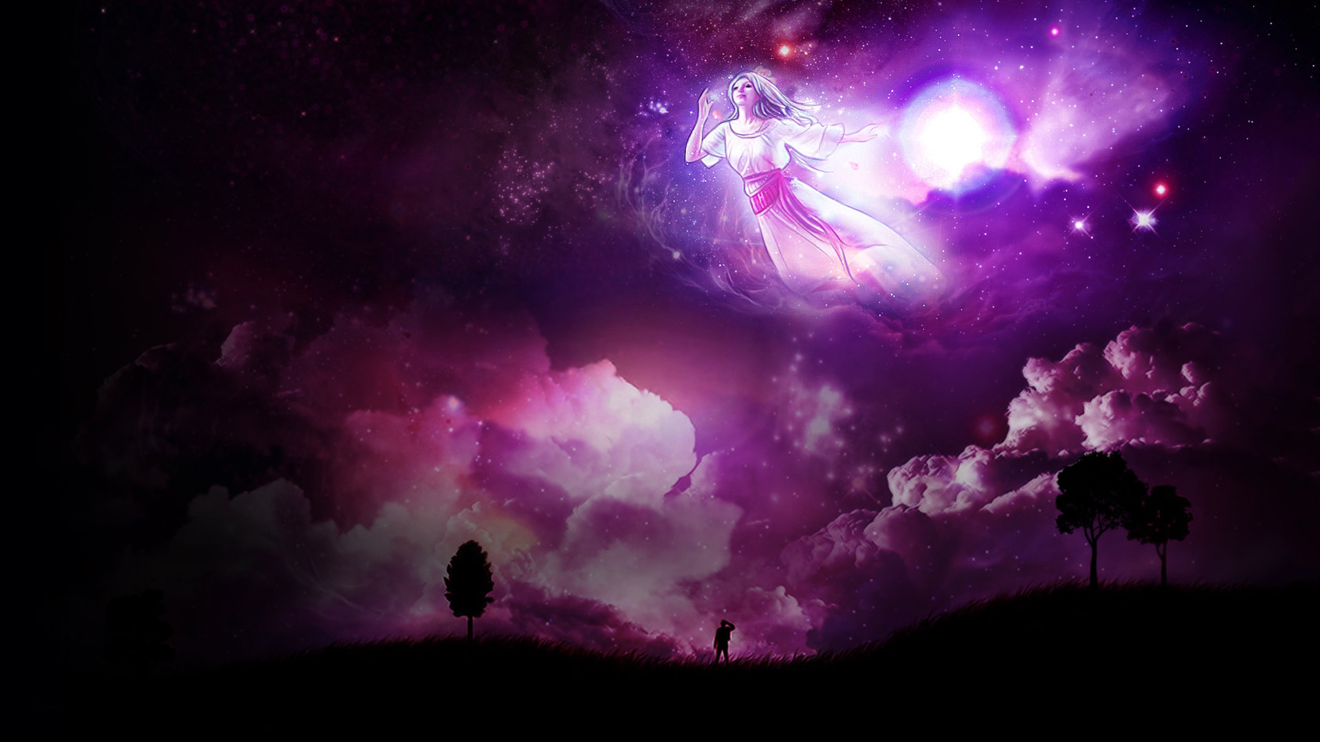 梦幻处女座壁纸，唯美高清电脑桌面背景免费下载