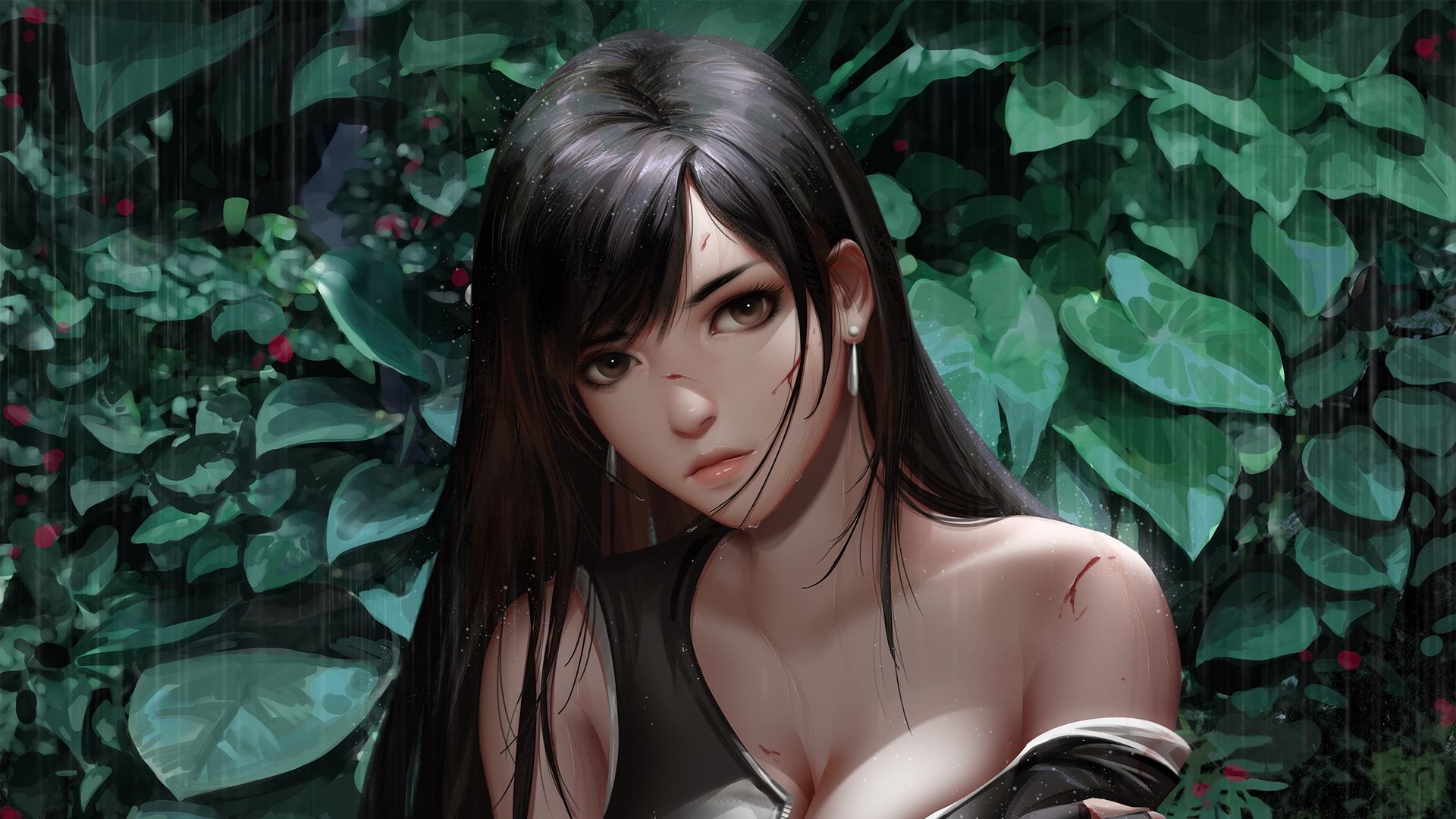 最终幻想蒂法洛克哈特2K精美动漫壁纸 - 免费高清电脑壁纸下载