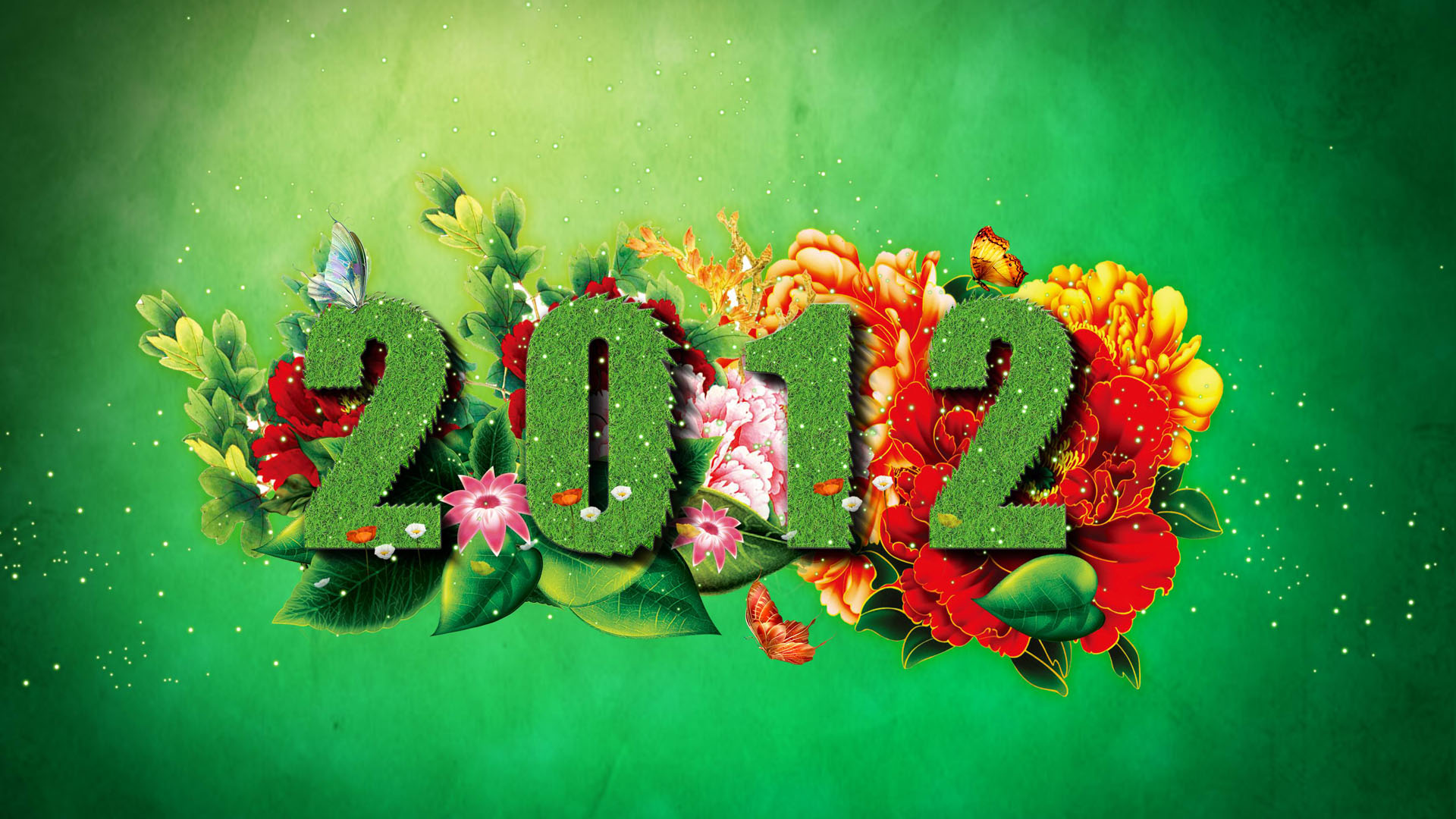 喜迎2012新年，精美图片壁纸免费下载，节日氛围一网打尽！