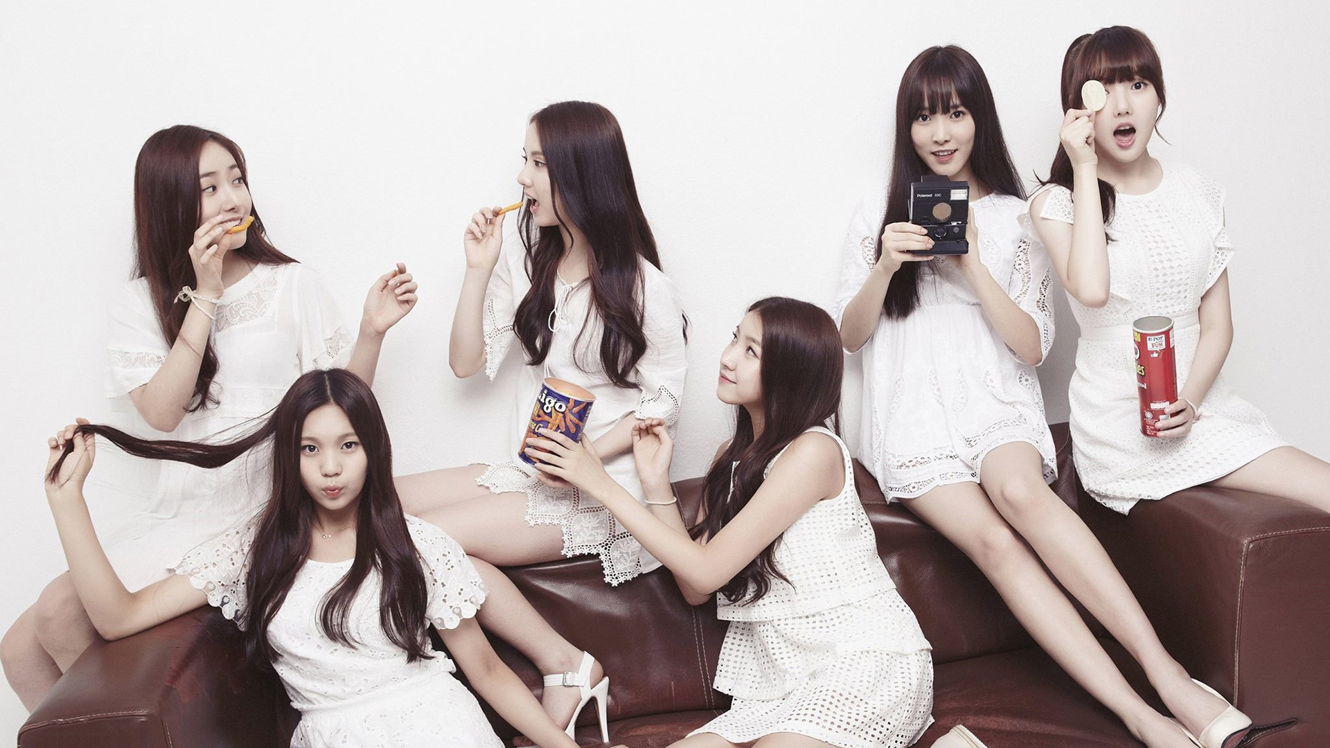 GFriend七仙女，清新甜美美女壁纸免费下载，电脑专属背景精选！