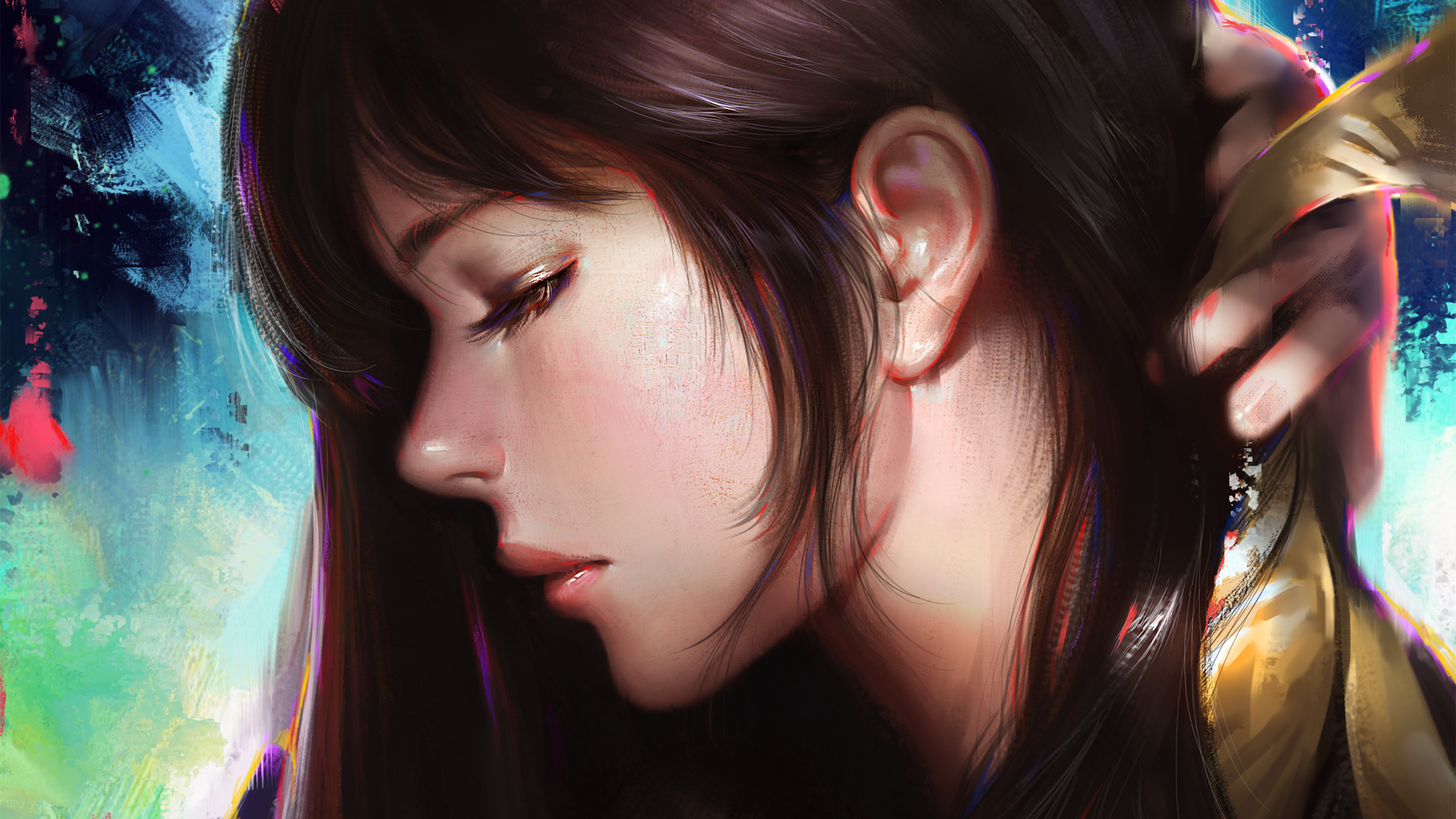 守望先锋，Shimada Hanzo精美动漫壁纸，免费下载高清电脑背景