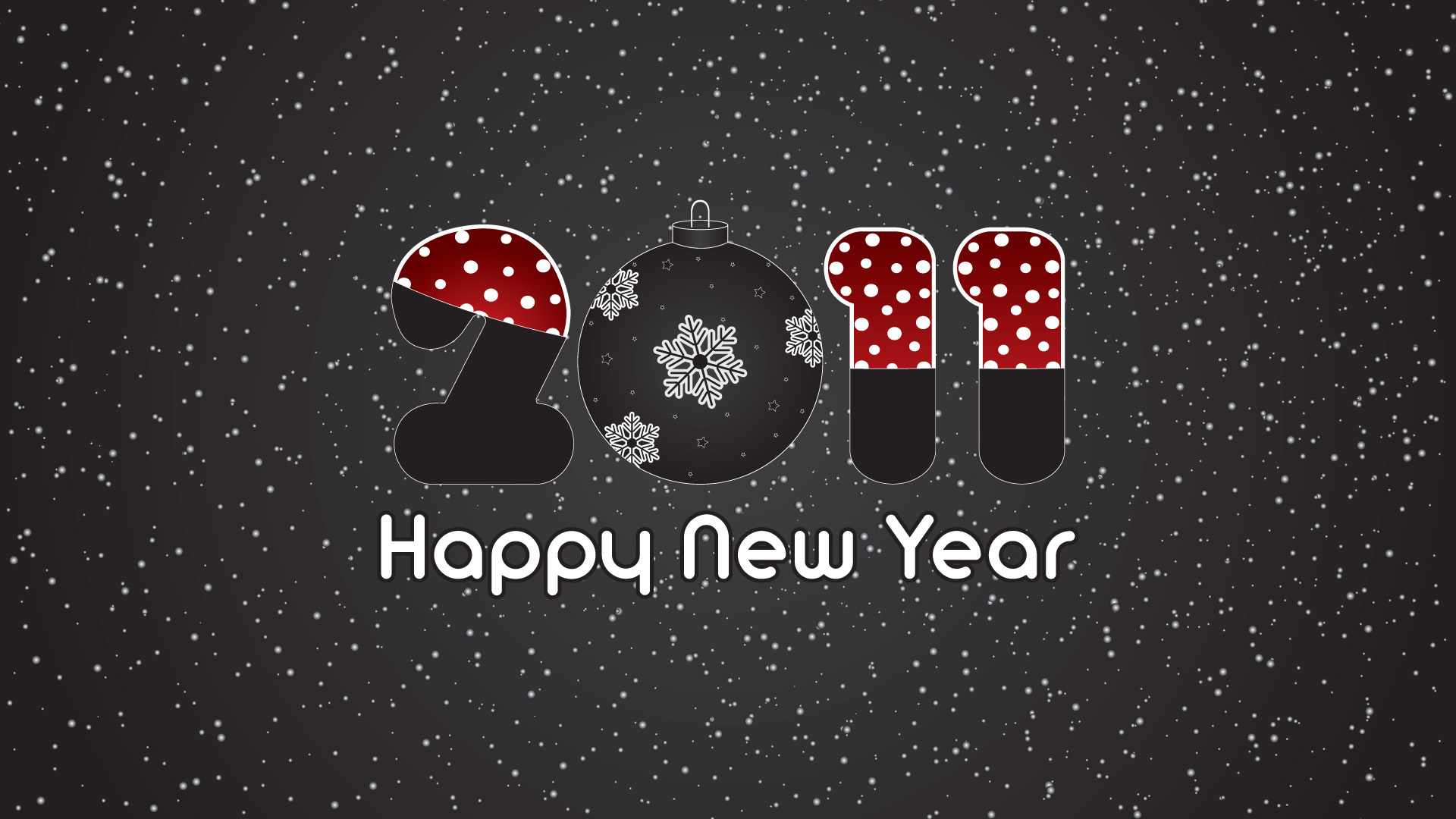 2011新年快乐壁纸，免费节日电脑壁纸精选下载