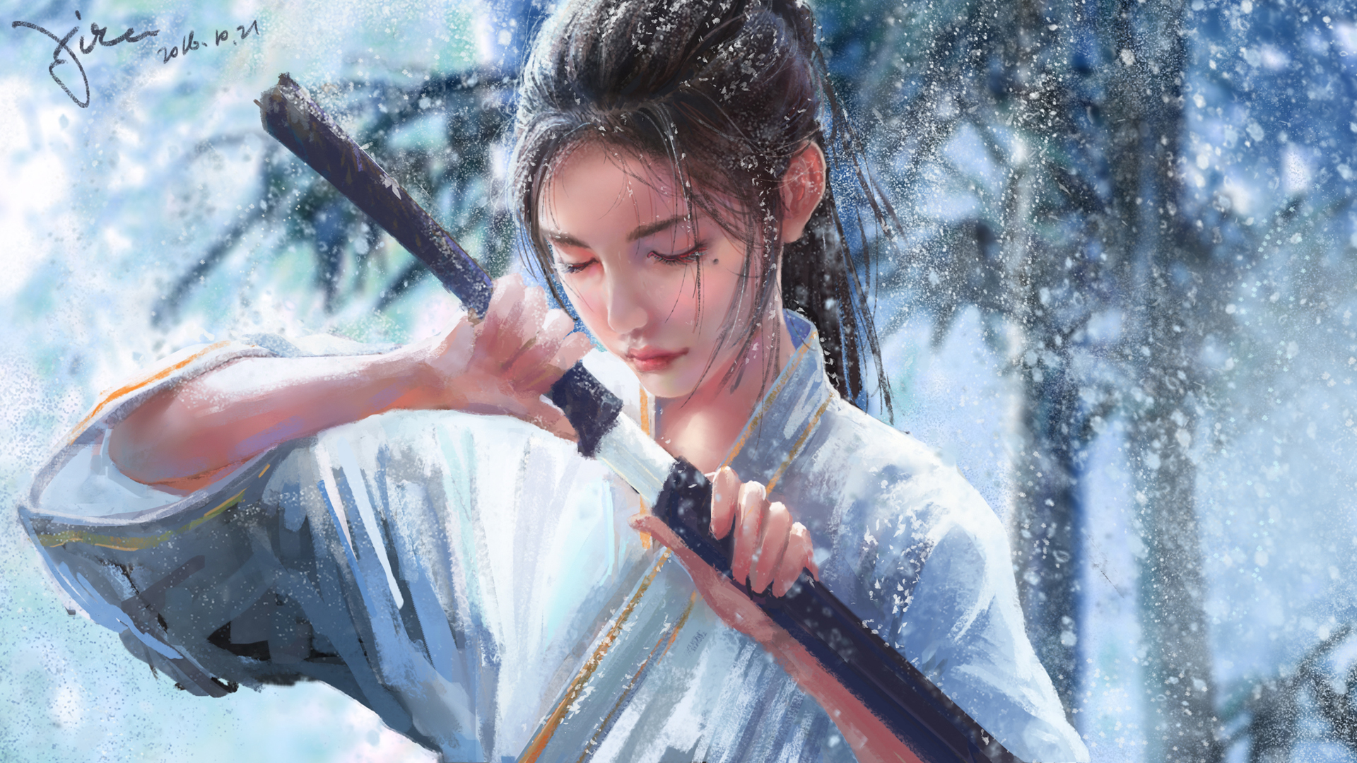 楚留香女华山高清动漫壁纸，免费下载，装点你的电脑桌面