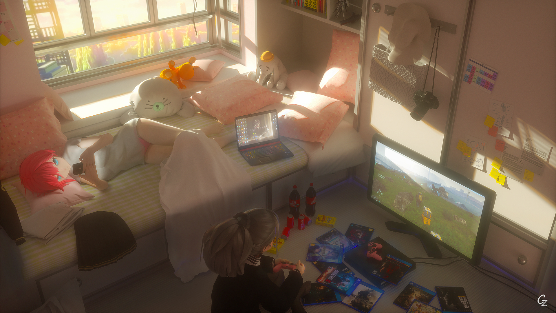 少女房间专属，精选电脑、手机、相机二次元动漫壁纸，免费下载畅享！