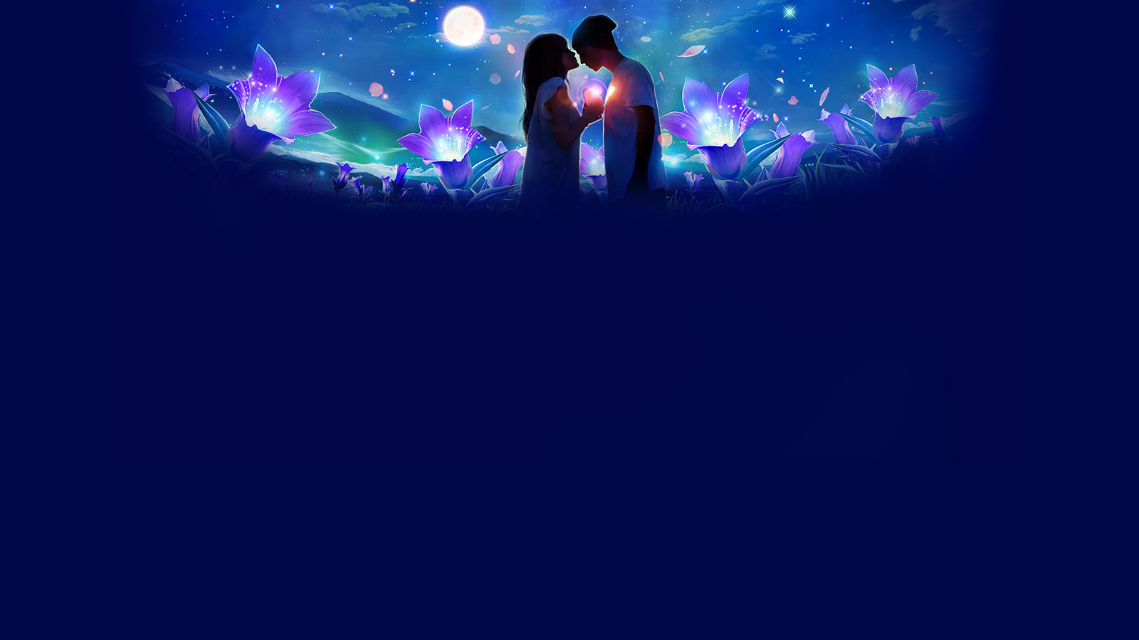 七夕梦幻星空桌面壁纸