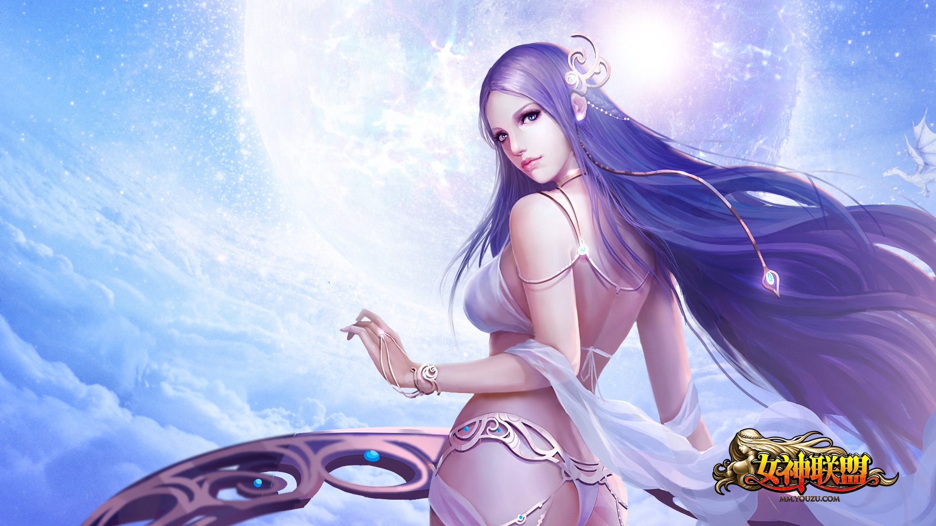 女神联盟，畅玩精美游戏，领略美女人物风采，免费下载电脑壁纸！