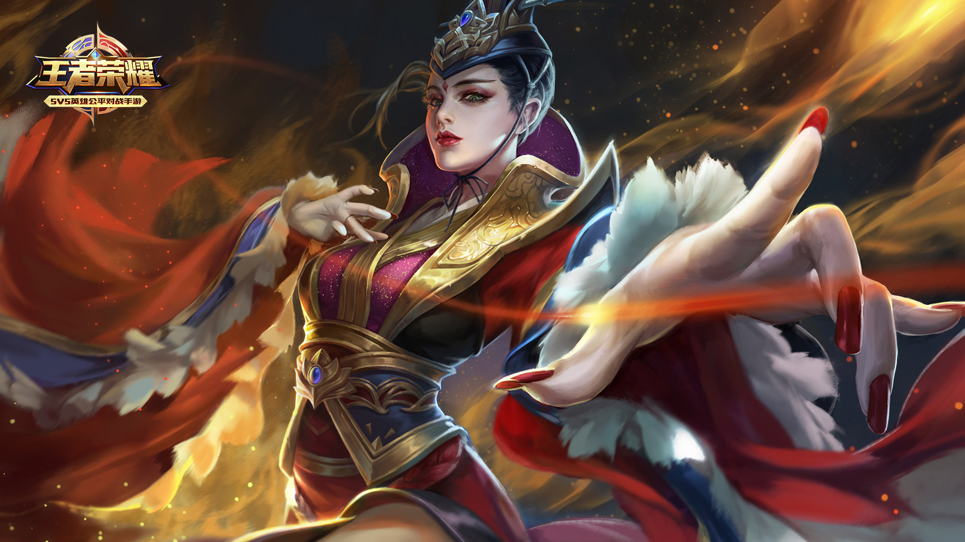 武则天VS东方不败，王者荣耀超炫壁纸，免费电脑版下载！