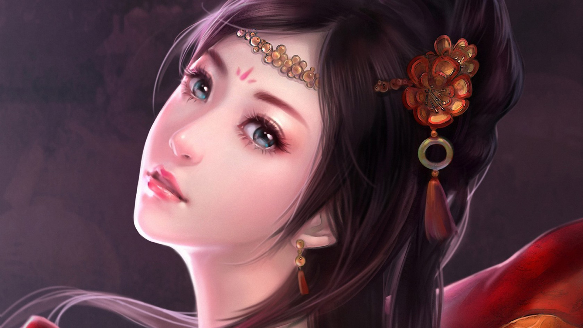 中国古装美女唯美桌面壁纸，免费高清电脑壁纸下载