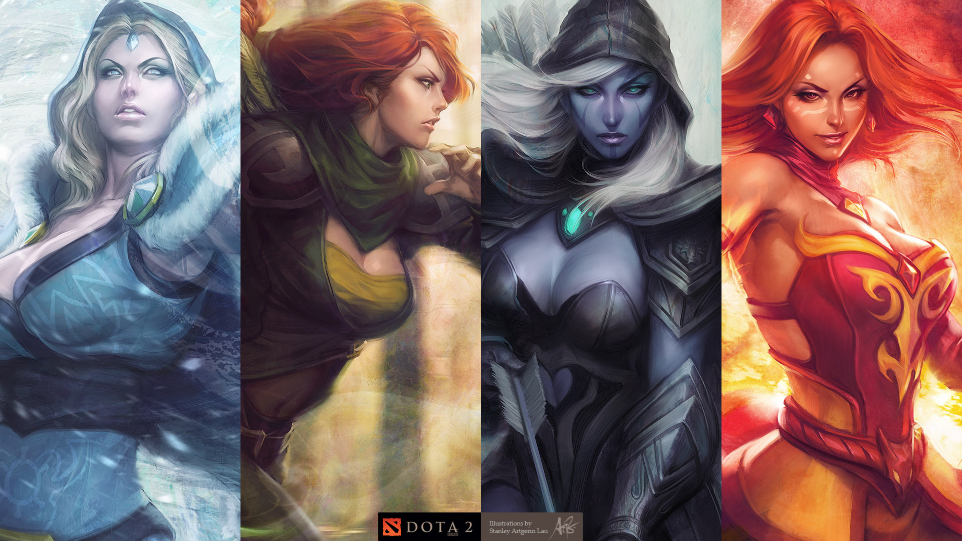 DotA2女英雄桌面壁纸