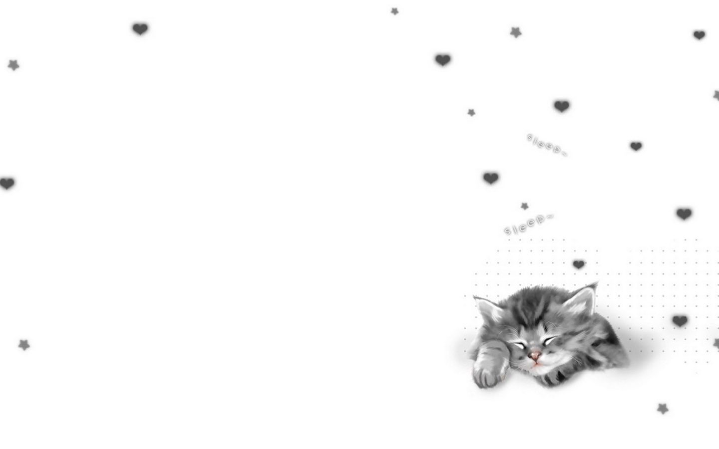 可爱猫咪电脑壁纸，免费下载超萌桌面背景