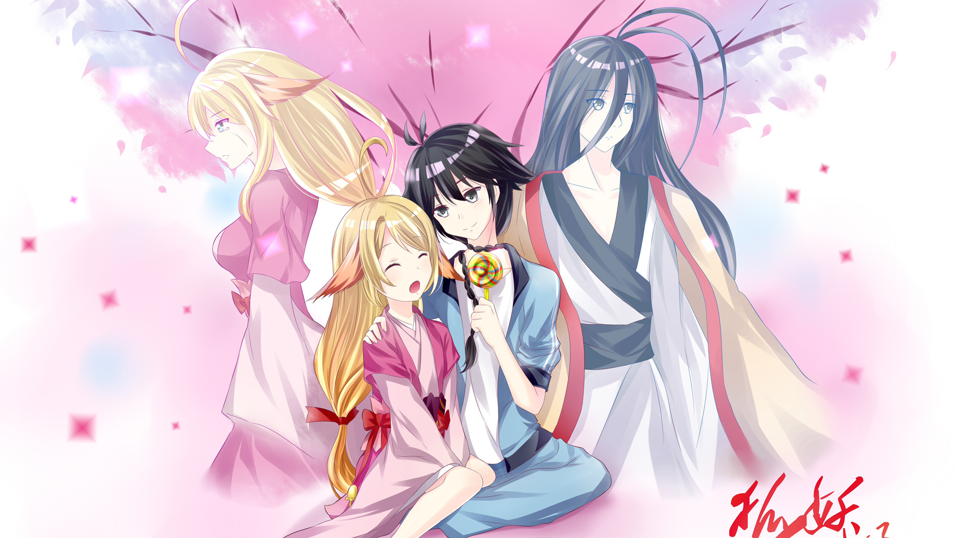 狐妖小红娘，绝美涂山红红壁纸，免费动漫电脑壁纸下载