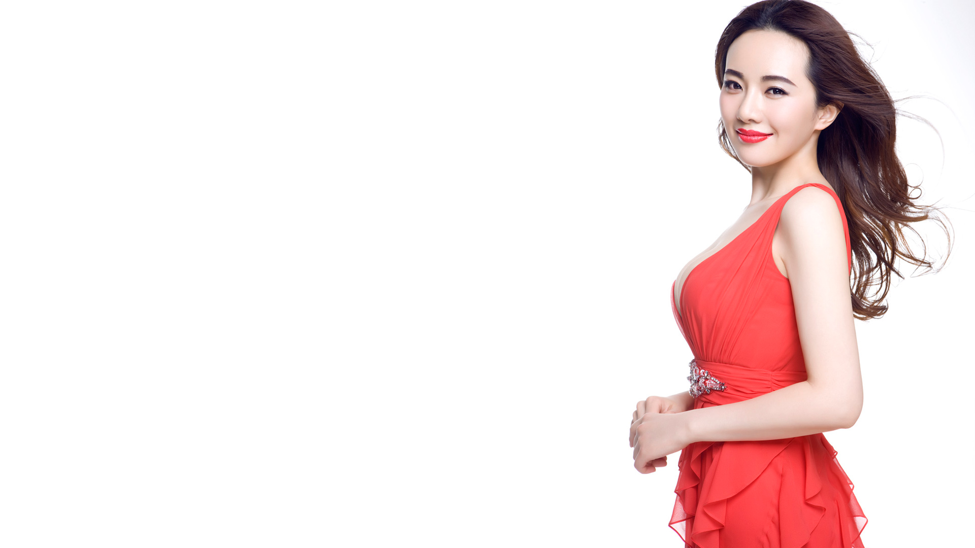孟茜精选背景图片，美女桌面壁纸，高清免费下载！