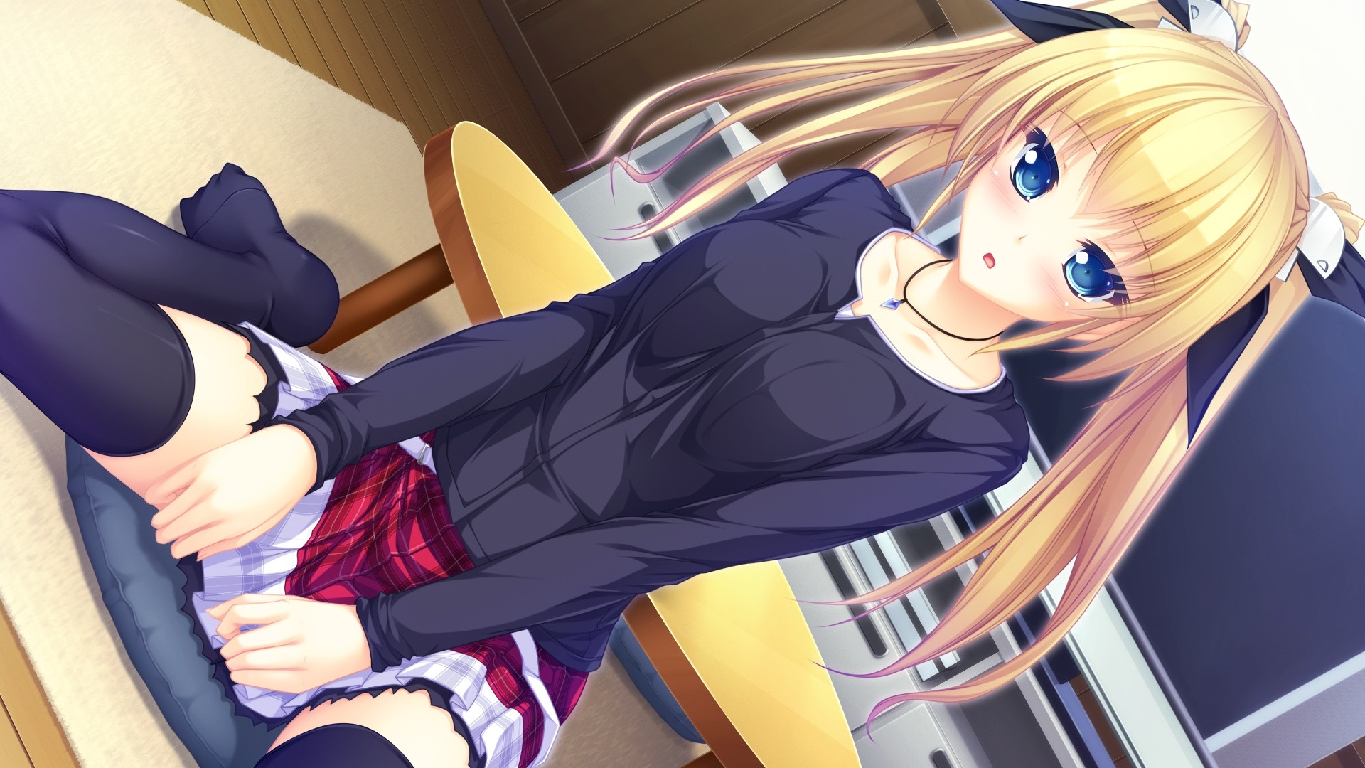 tenmaso,女孩,月冈泉,动漫美少女桌面壁纸
