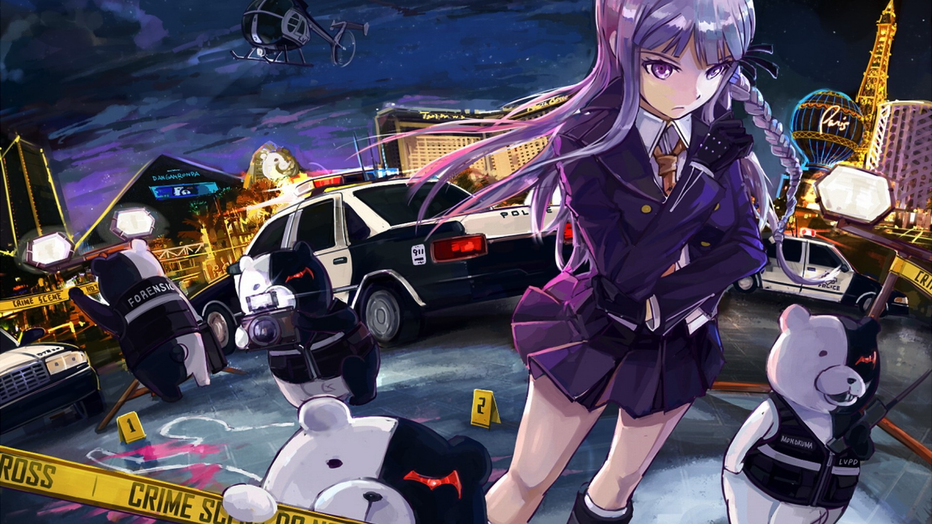 弹丸论破Danganronpa精美动漫桌面壁纸，免费下载，装点你的电脑屏幕！