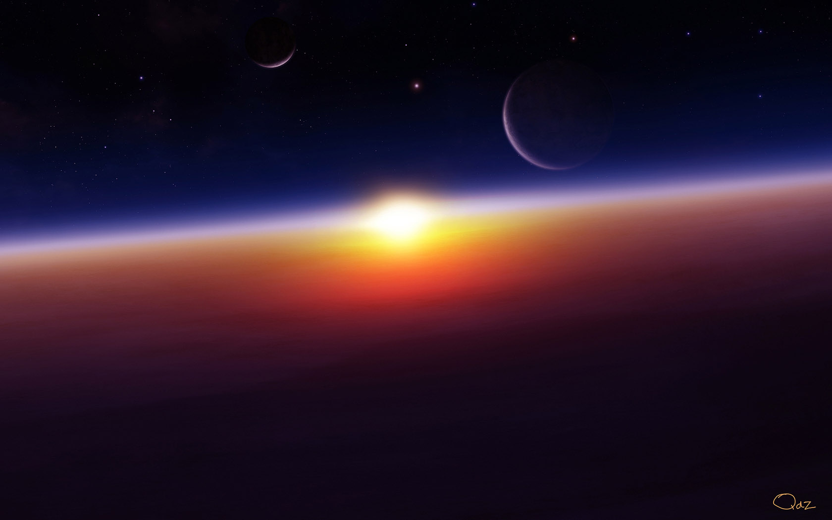 太空电脑桌面背景，精选免费壁纸，一键下载！