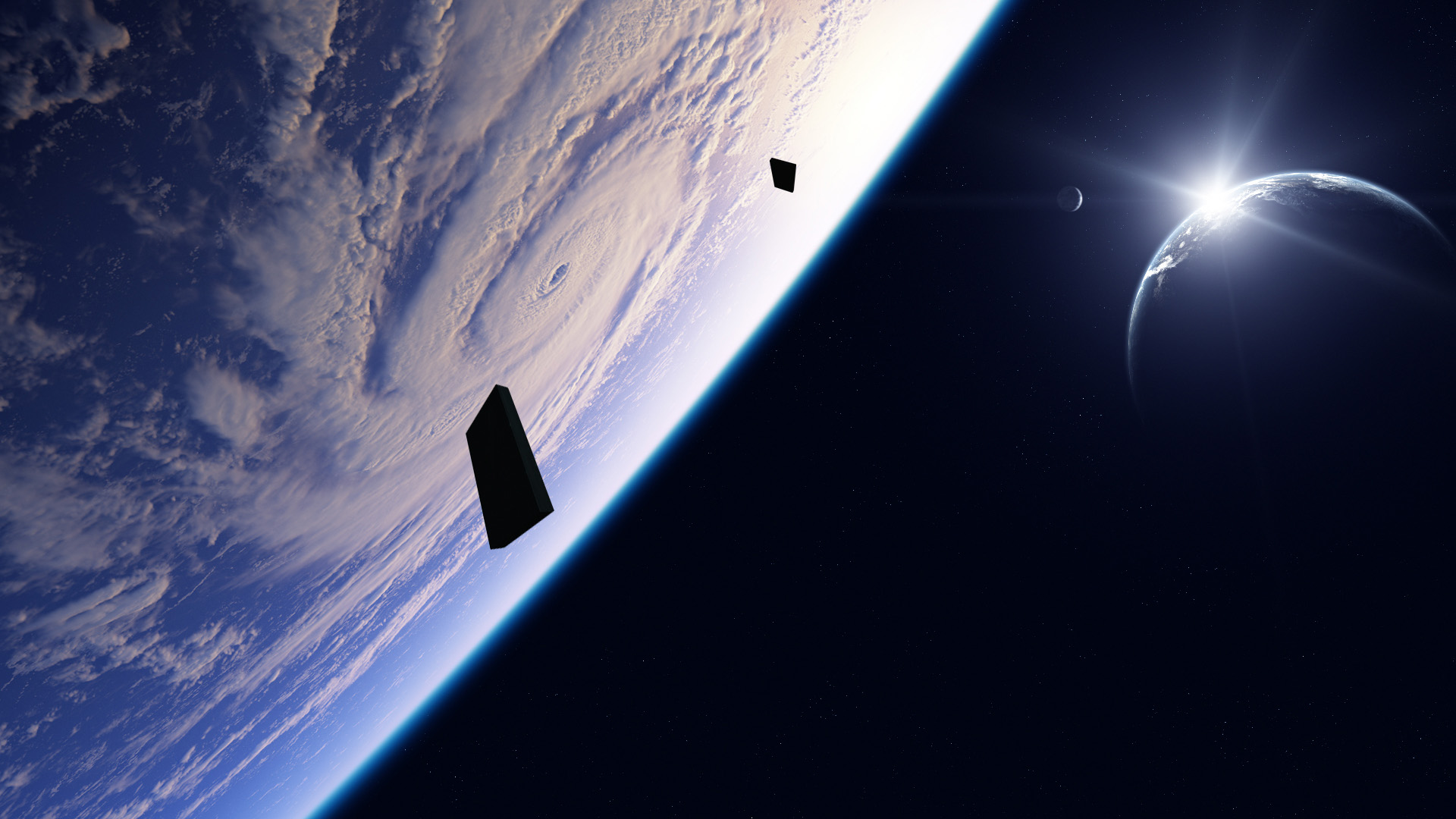 太空奇观，行星、恒星空间桌面壁纸，免费下载电脑背景新选择！