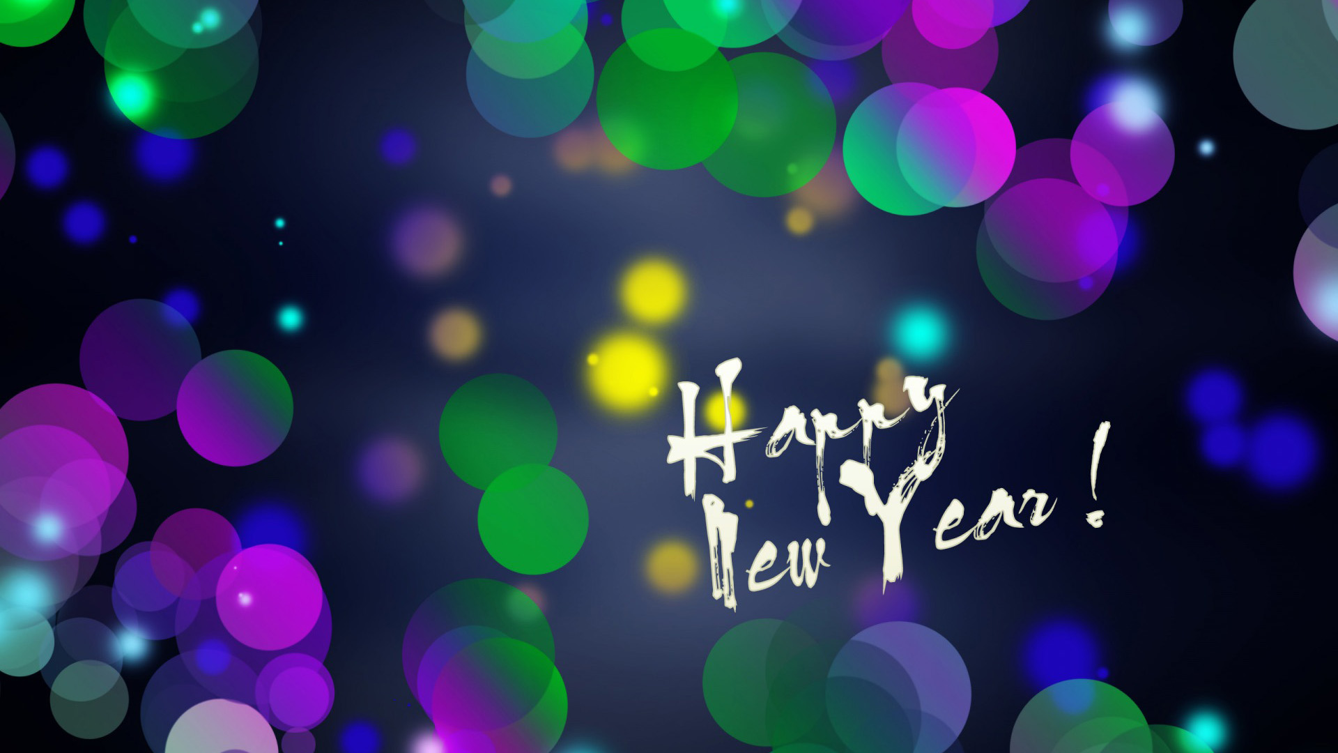 2015新年快乐，梦幻节日壁纸免费下载，新年问候送温馨！