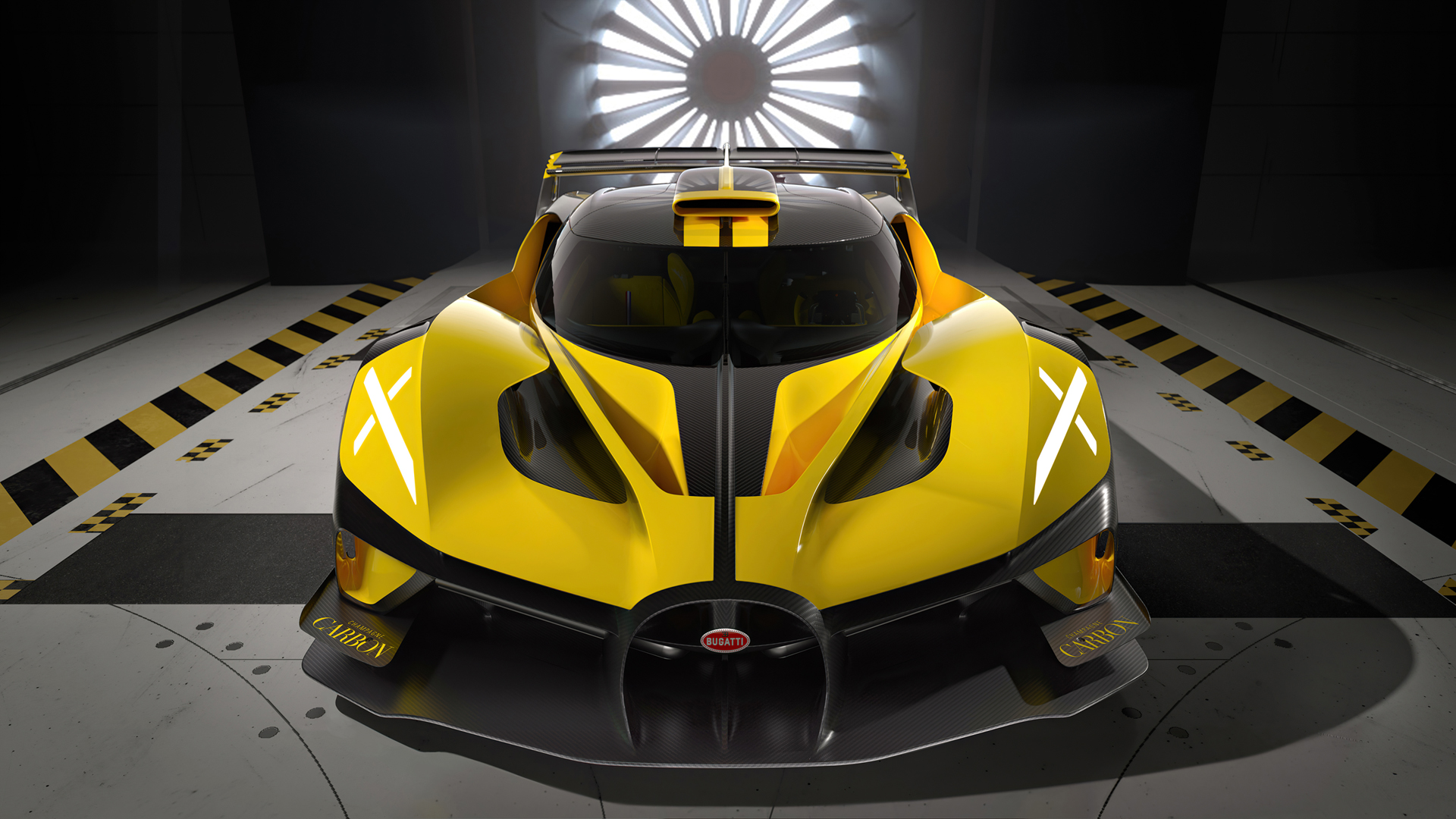 布加迪波利德(Bugatti Bolide)超跑壁纸，免费高清电脑背景图下载