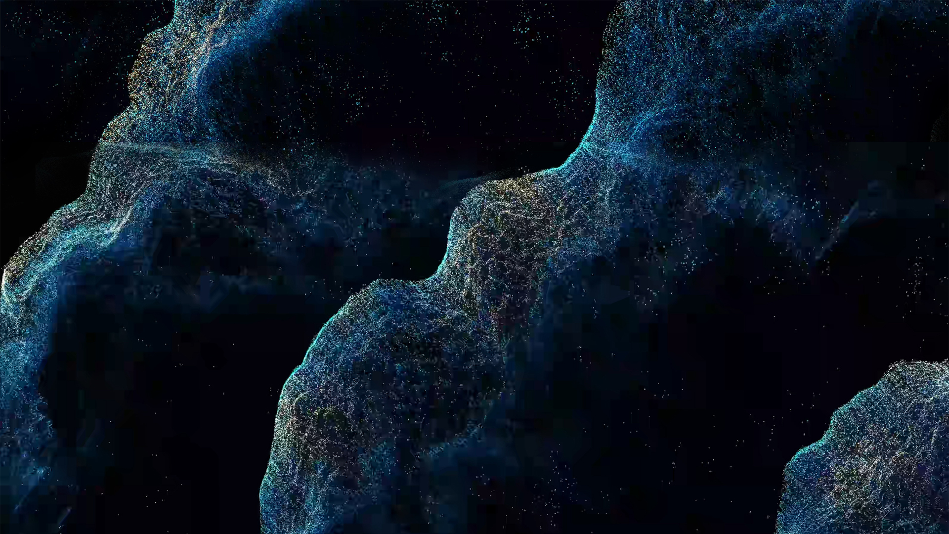 华为MateXT非凡大师，黑蓝梦幻背景壁纸，免费电脑壁纸下载