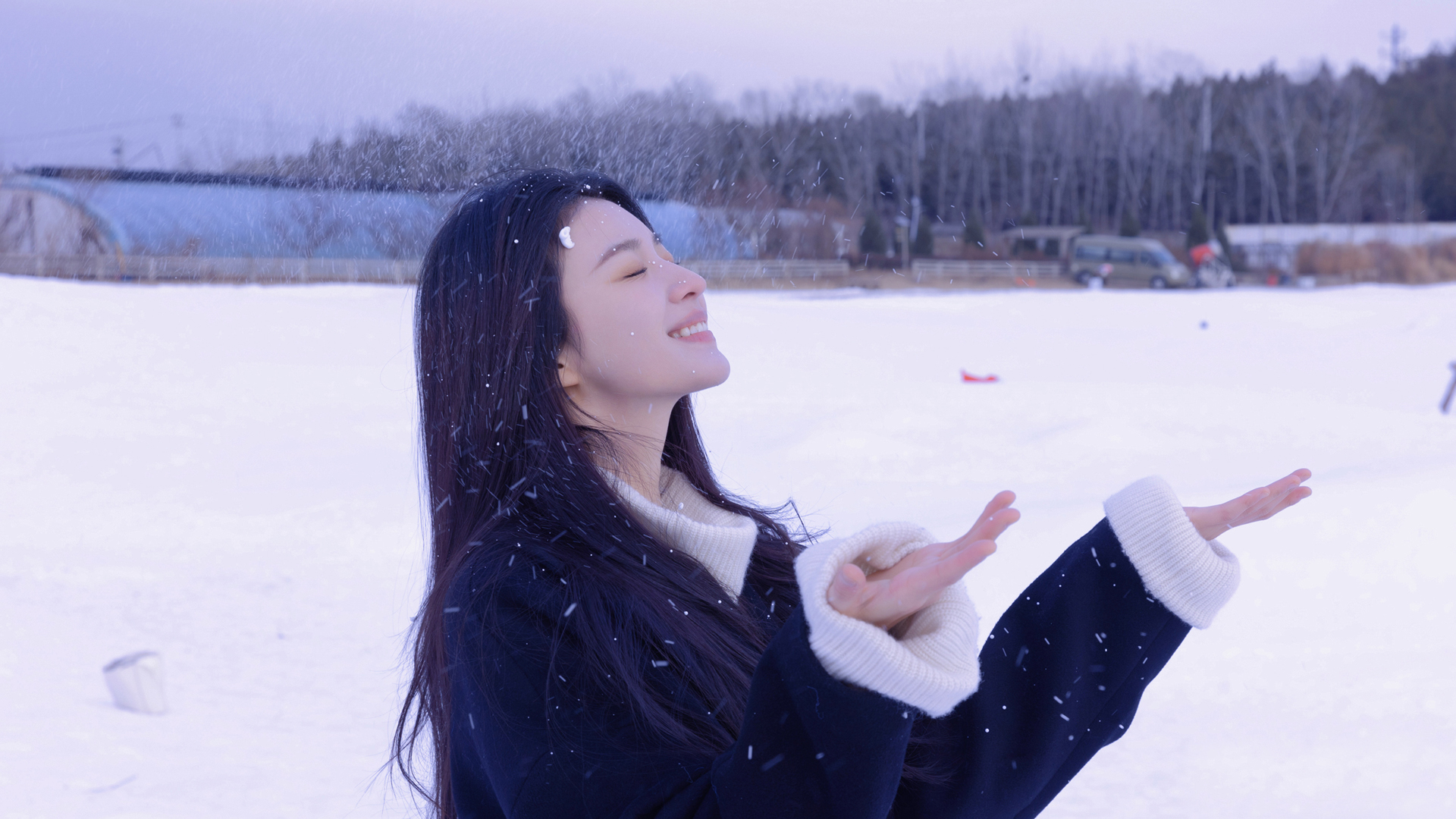 雪天王楚然美女壁纸，免费电脑壁纸高清下载