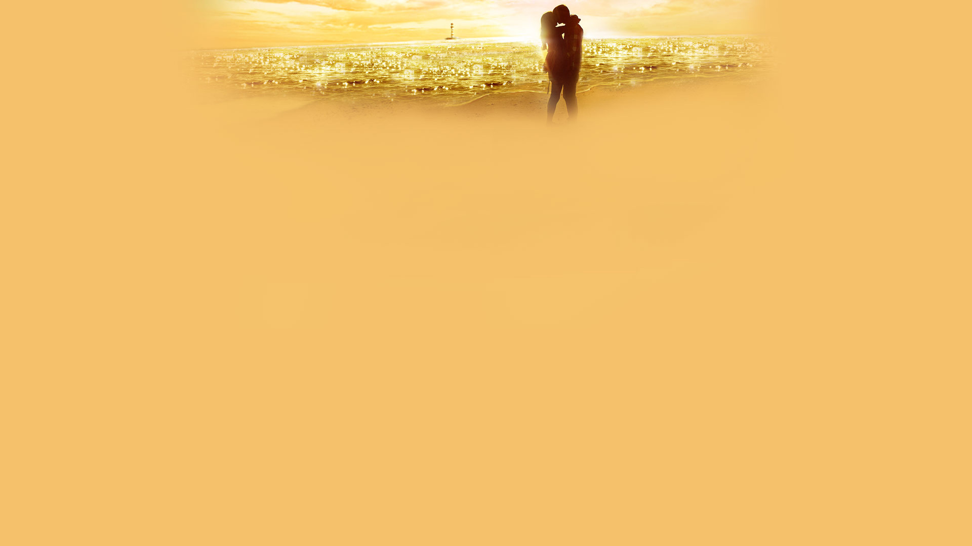 唯美黄昏情侣壁纸，免费下载浪漫电脑桌面背景
