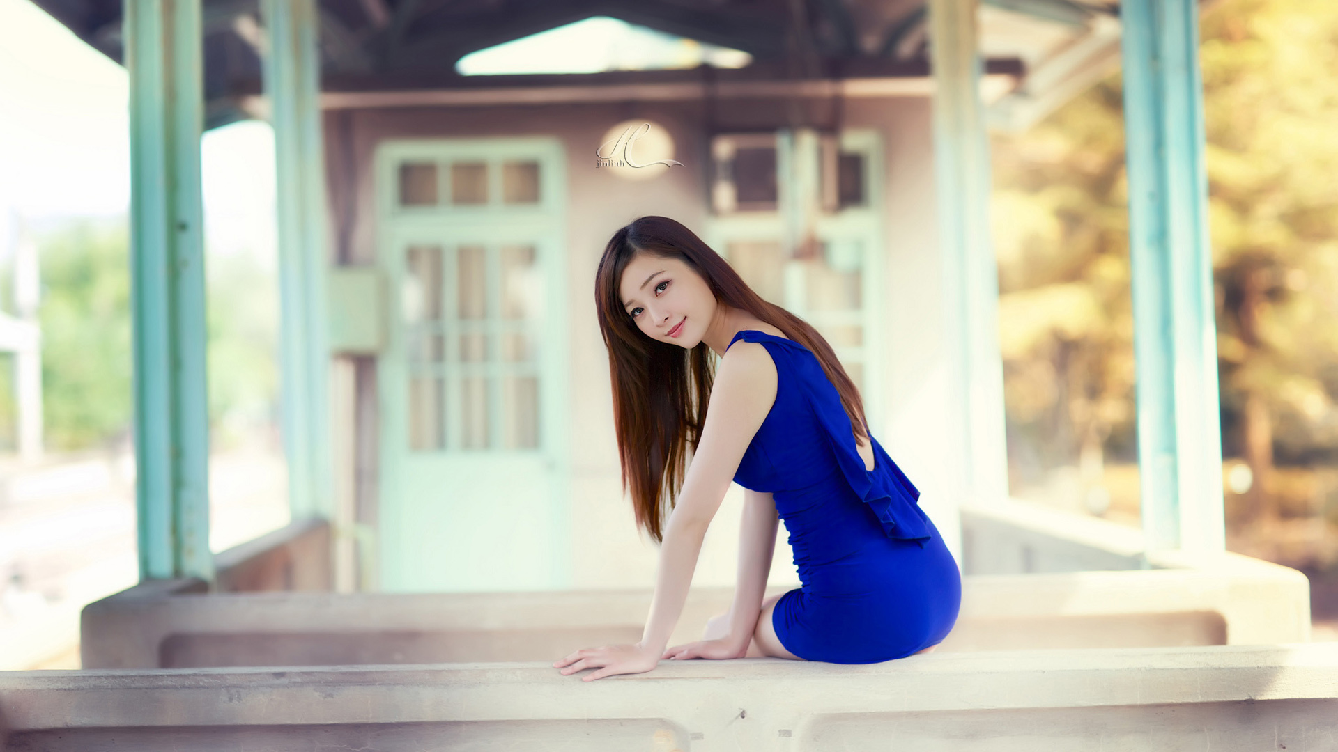 铁路美女风光壁纸精选，免费高清电脑壁纸下载