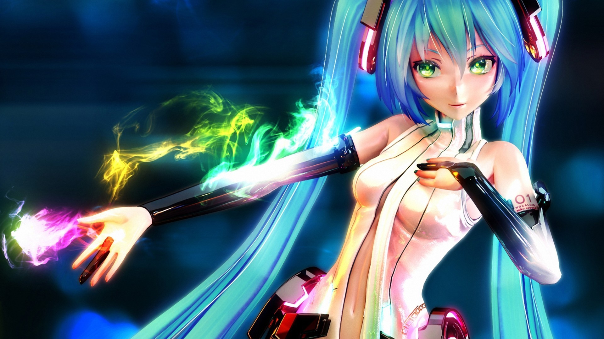 女孩力量闪耀！VOCALOID人气偶像初音未来动漫桌面壁纸，免费下载畅享！