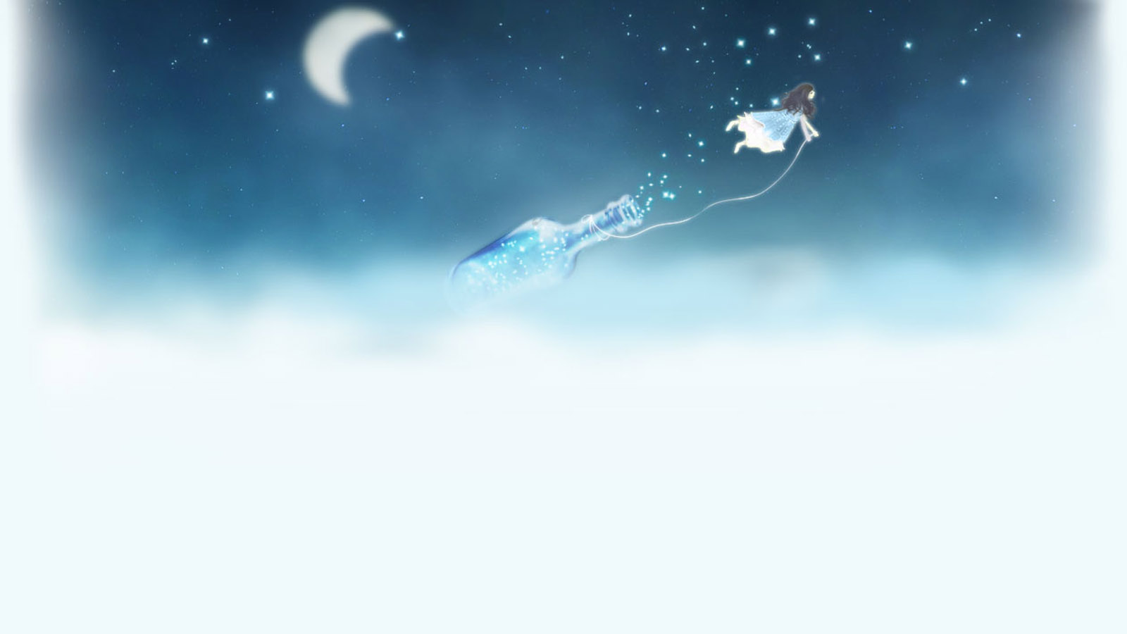 星的遐想，精美动漫桌面背景，免费电脑壁纸下载