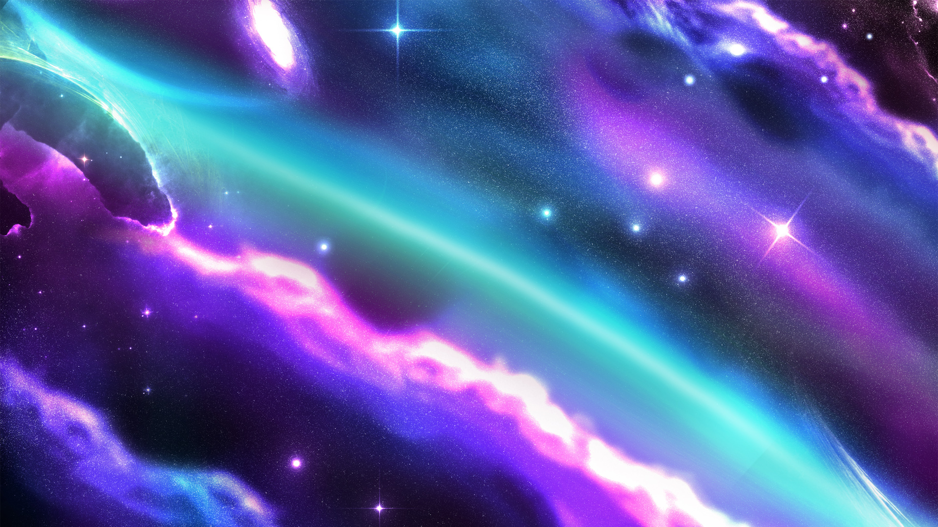 绝美星云2K风景壁纸，免费下载，装点你的电脑桌面