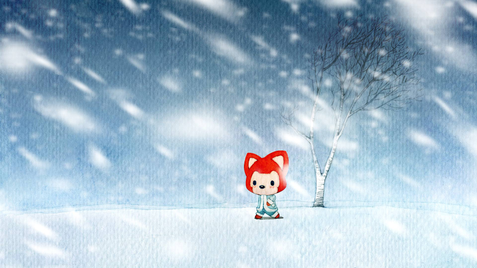 小雪 阿狸壁纸
