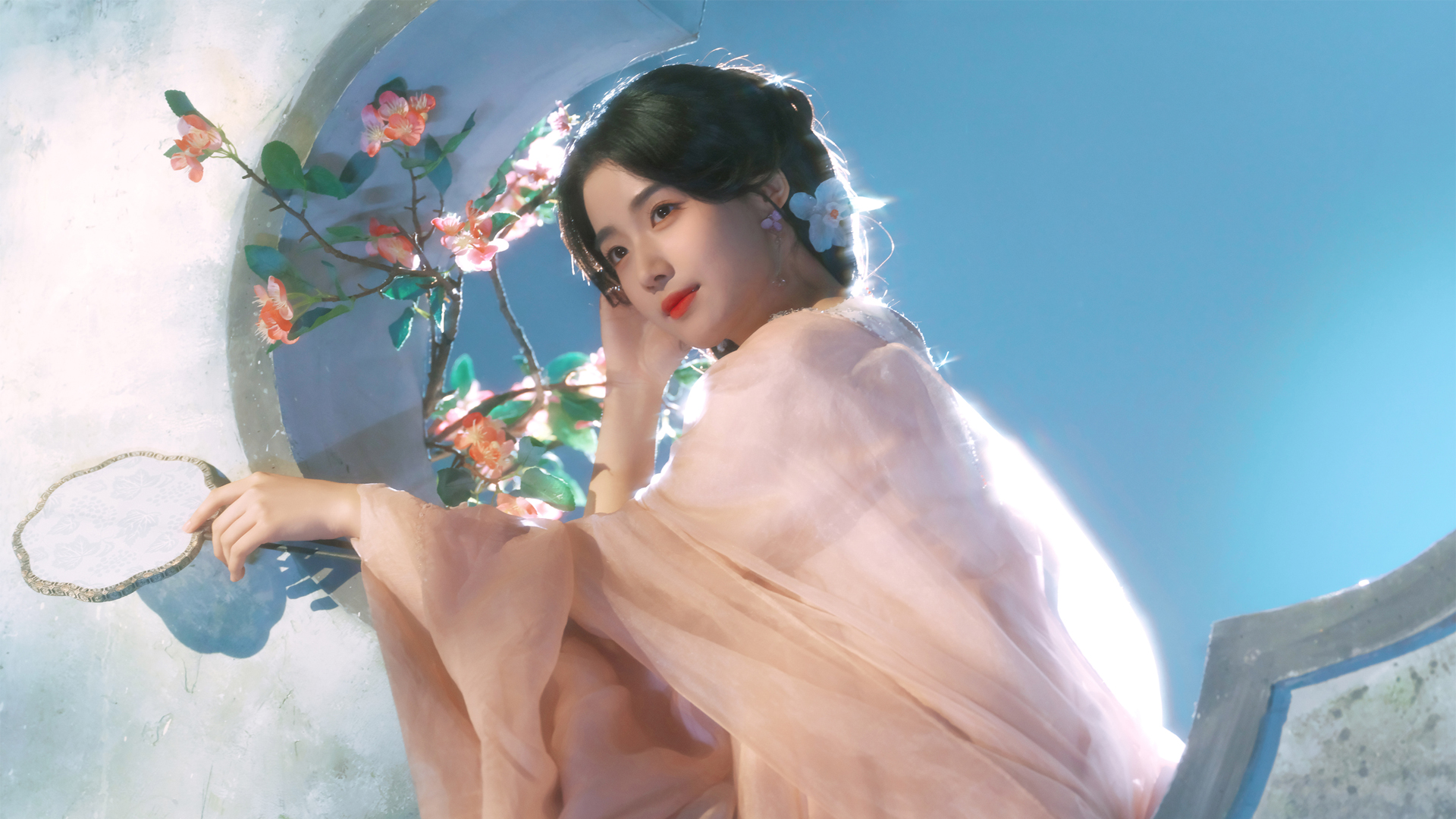 卢昱晓古风雅韵，唯美高清电脑桌面壁纸免费下载