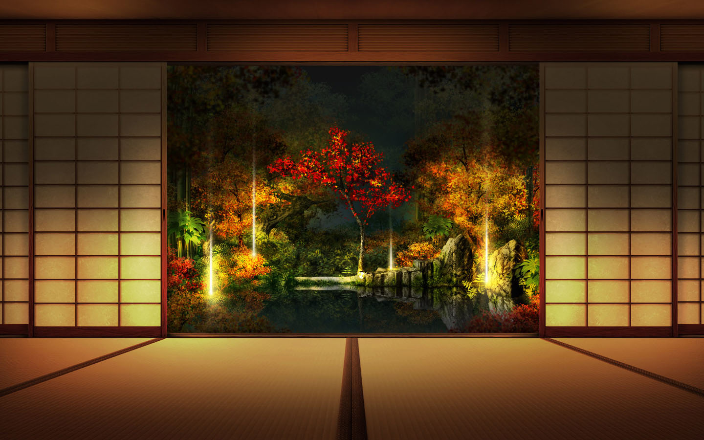 室内美景壁纸，免费建筑风景画，电脑桌面美化首选！