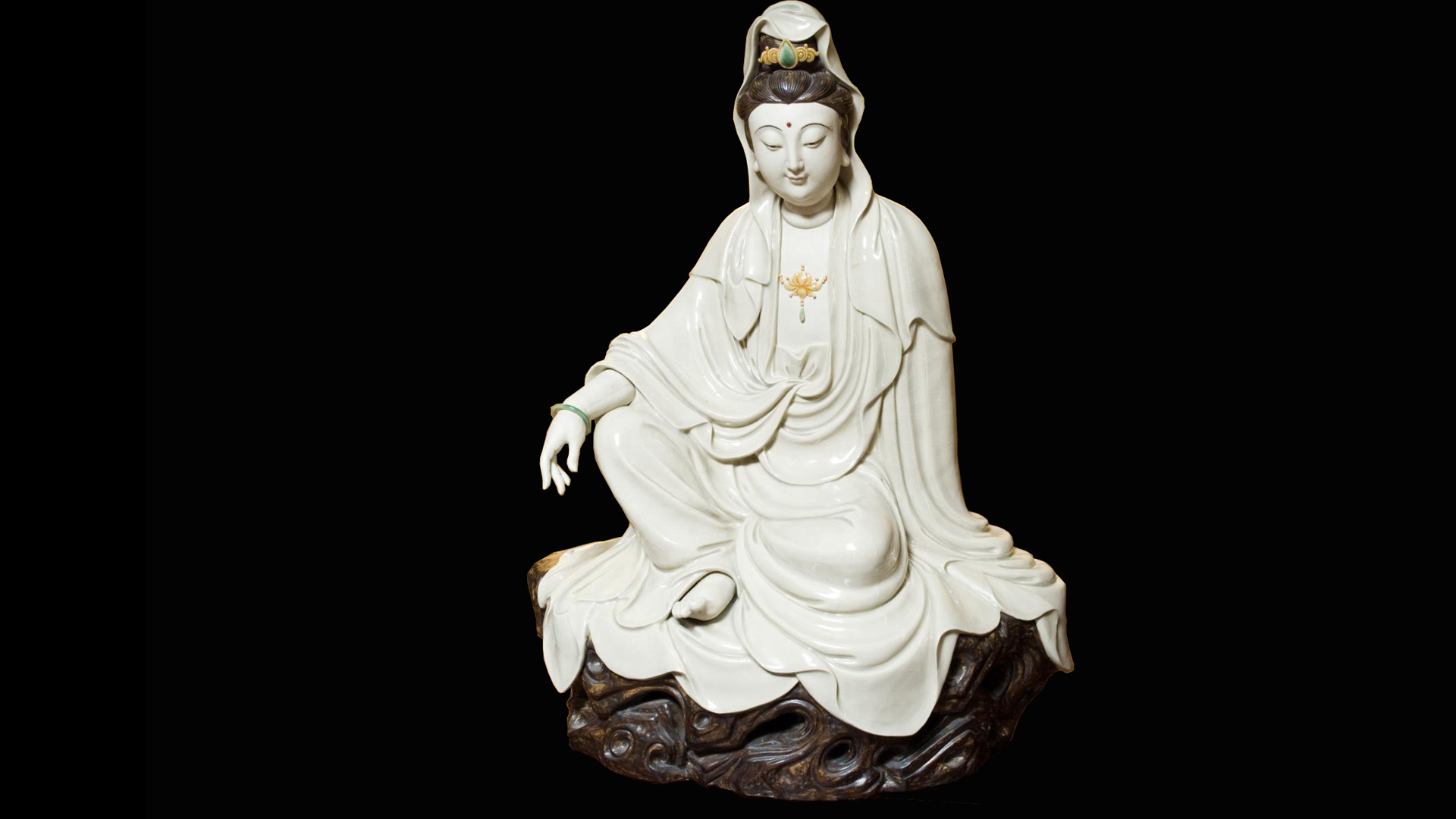 观音佛像高清壁纸，免费下载，装点你的电脑桌面