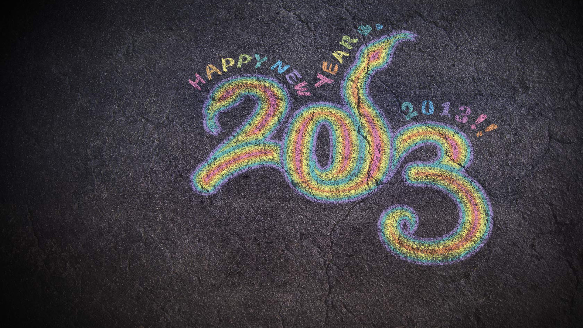 2013年创意新年桌面壁纸，精美设计，免费下载