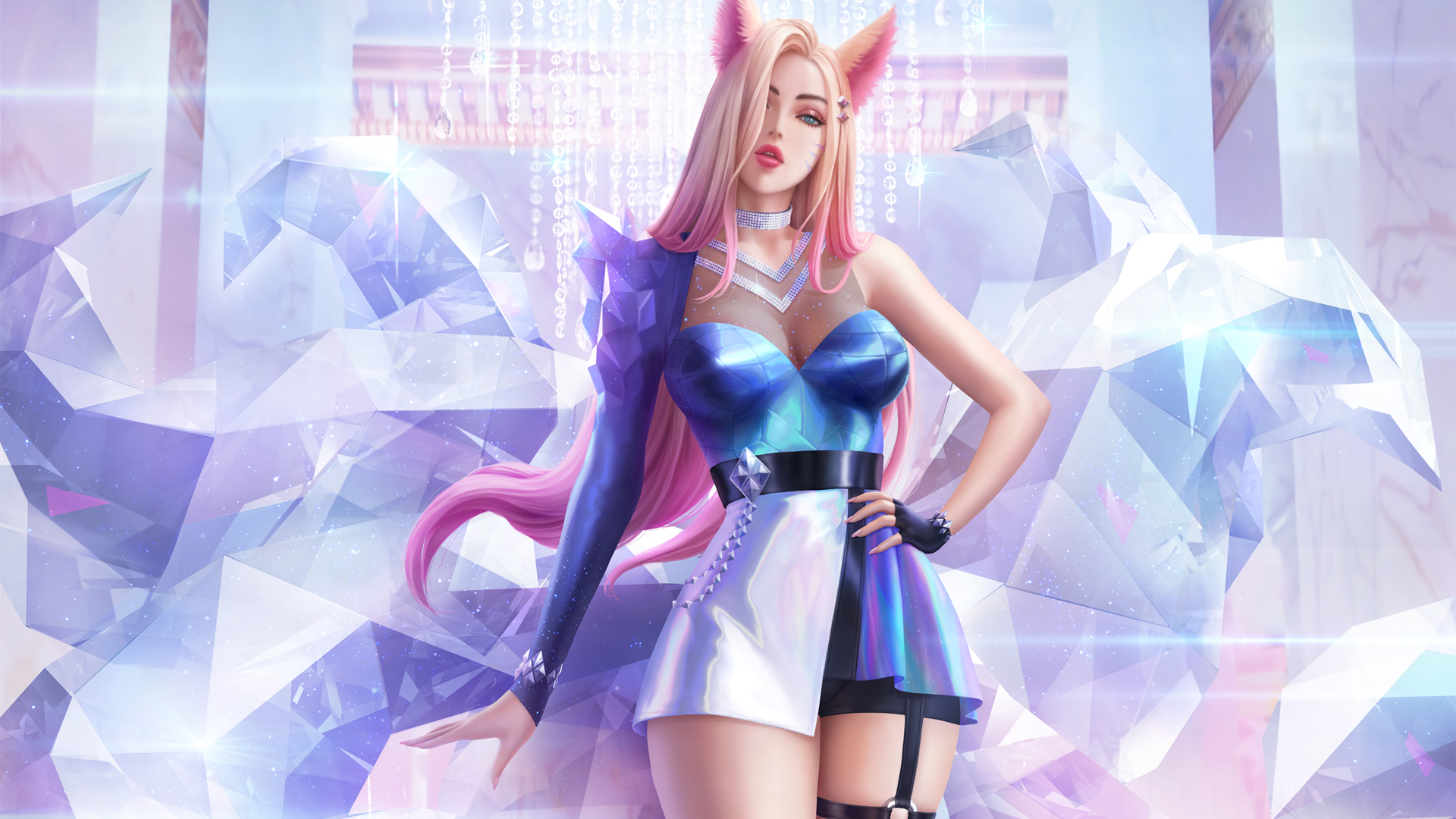 英雄联盟 LOL 九尾妖狐 kda more 阿狸高清壁纸