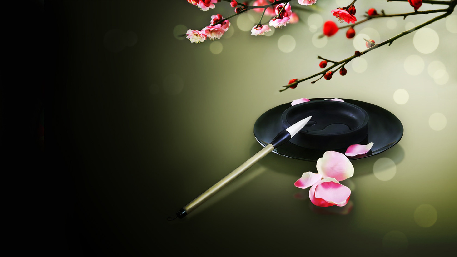 墨绿桌面壁纸，唯美高清免费下载，美化你的电脑界面