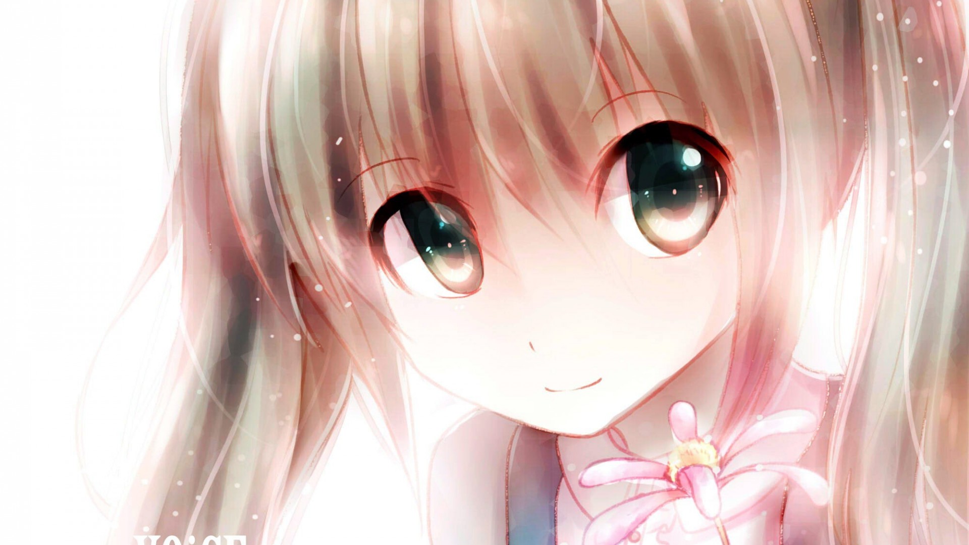 免费下载，初音未来动漫桌面壁纸，超萌小女孩Vocaloid主题背景