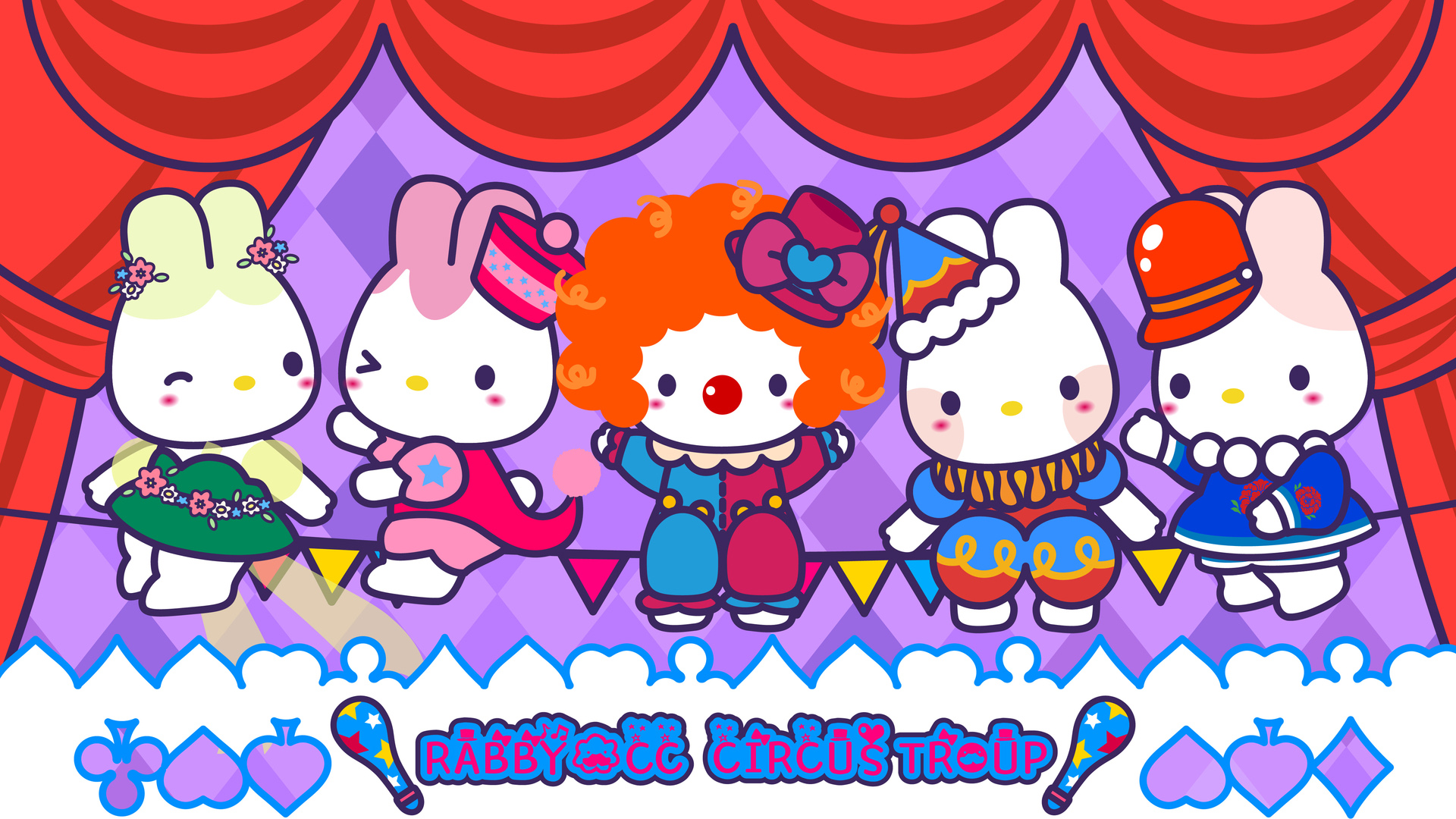 RABBYCC马戏团嘉年华，精选可爱动漫桌面壁纸，免费下载！