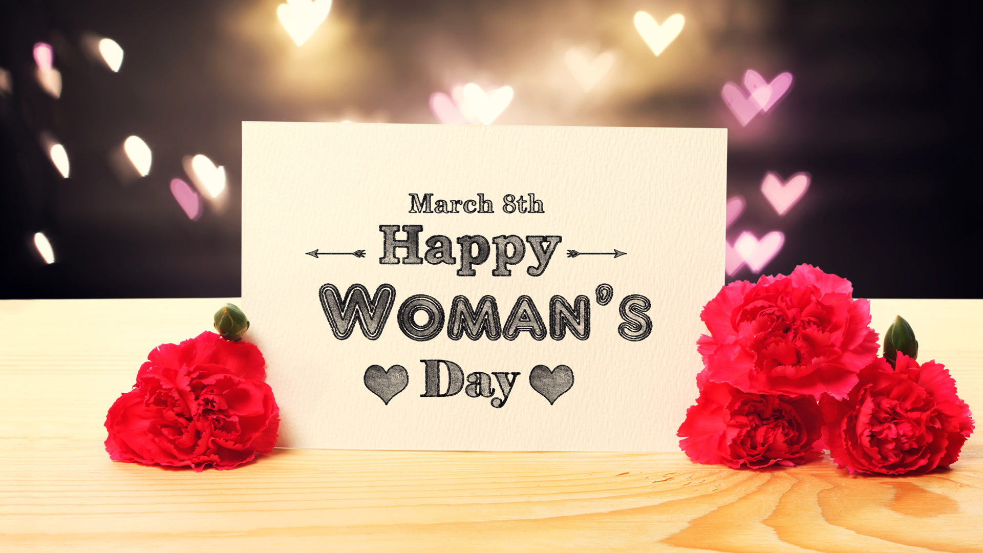妇女节玫瑰壁纸，3月8日专属，免费电脑壁纸下载