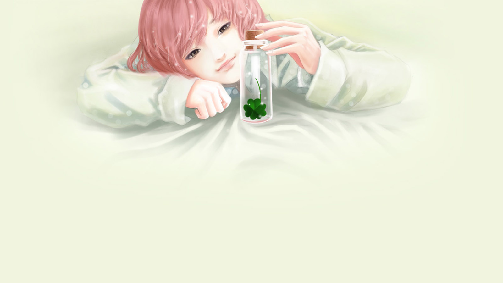 唯美甜蜜约定桌面背景图片，免费电脑壁纸下载