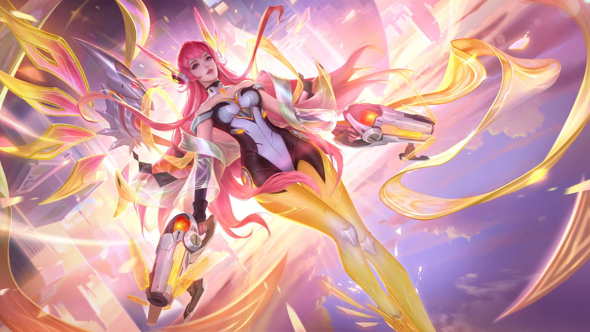 《王者荣耀》虞姬无限倾慕星传说皮肤，精美壁纸免费下载，装点你的电脑桌面！