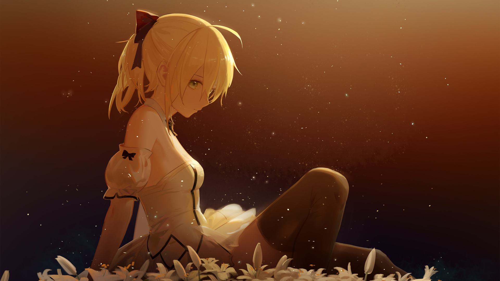 百合花 阿尔托利亚潘德拉贡壁纸