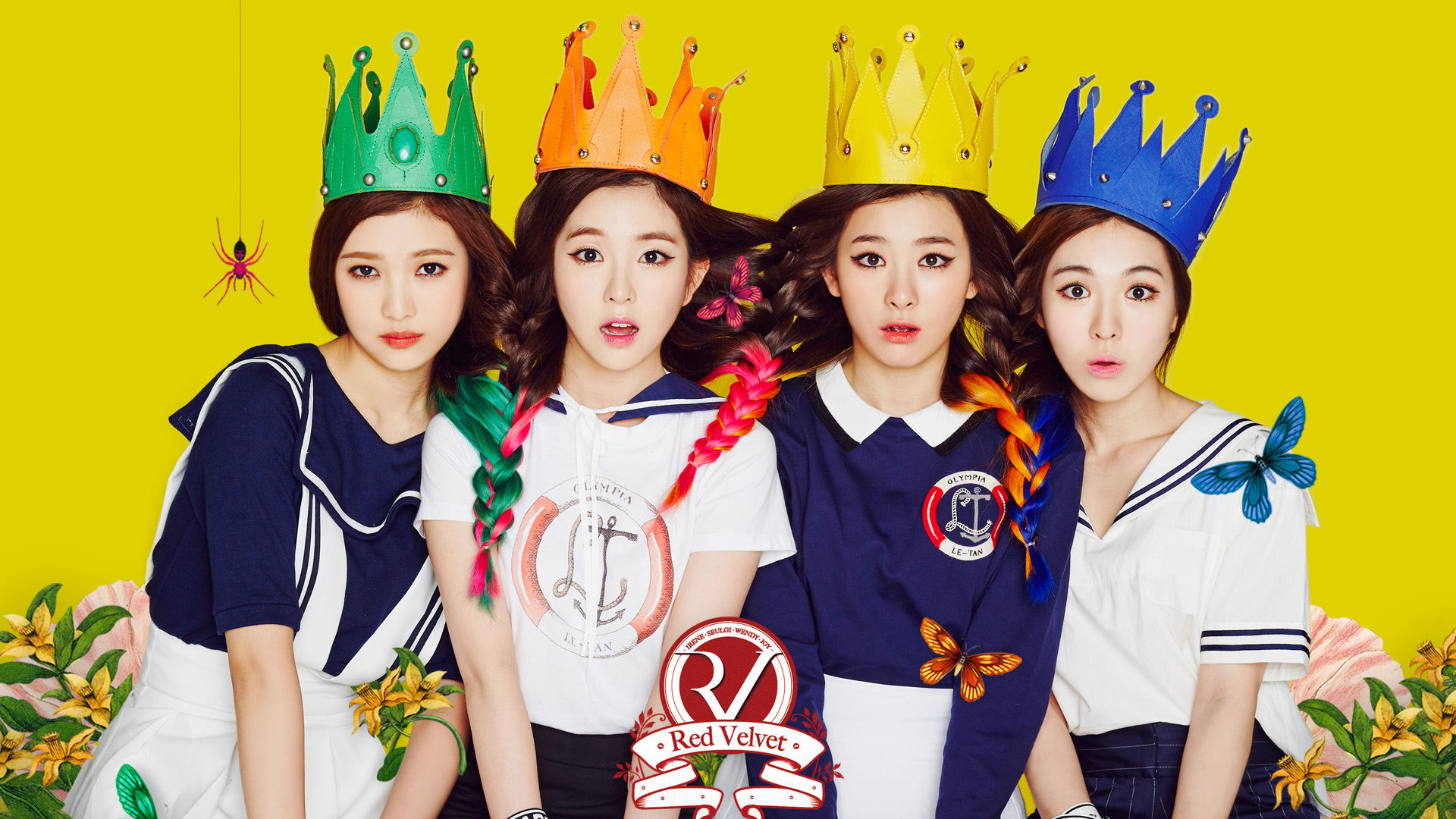 Red Velvet,红丝绒,红色天鹅绒,SM女团,性感写真,Irene,美女桌面壁纸