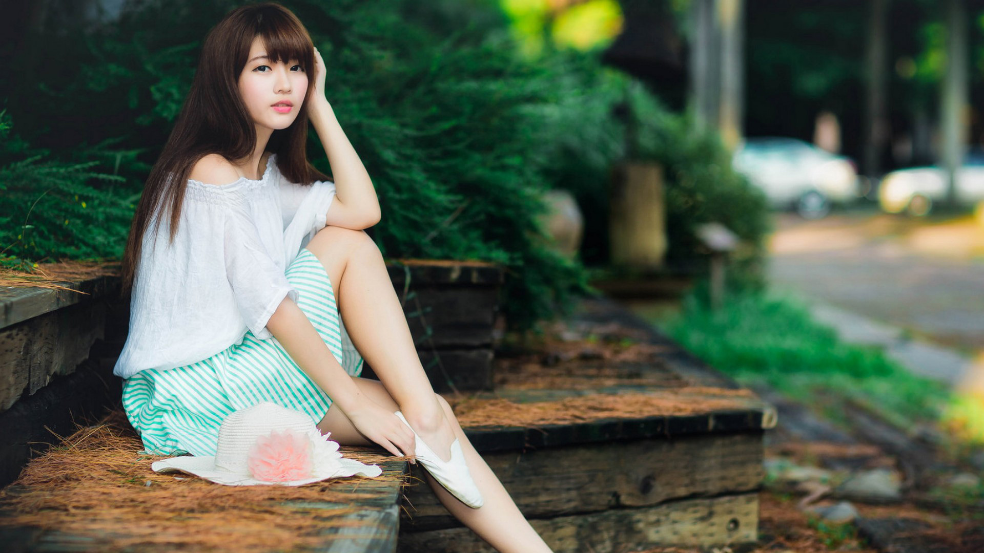 清新美女写真壁纸大赏，免费电脑桌面背景下载