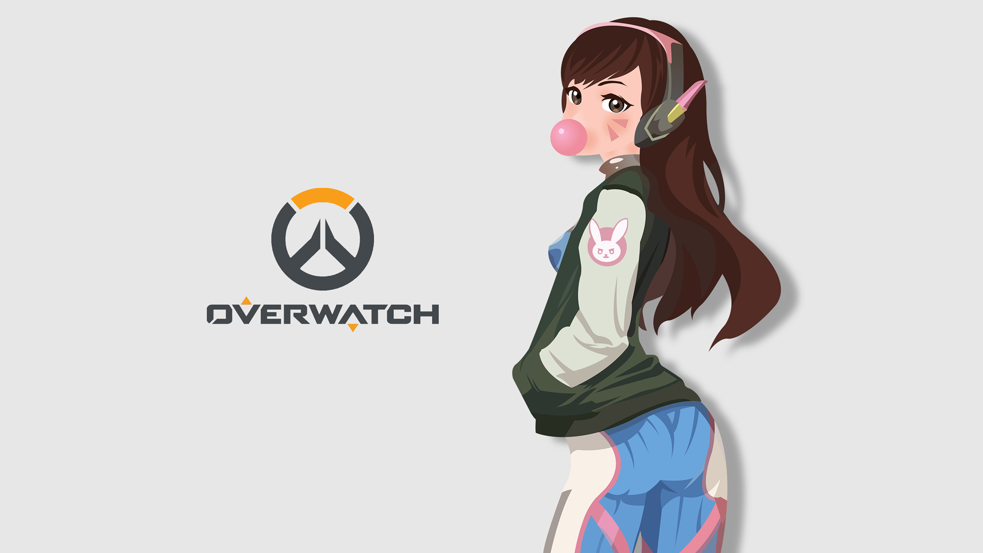 守望先锋D.Va 2K超清桌面壁纸，免费游戏电脑壁纸下载