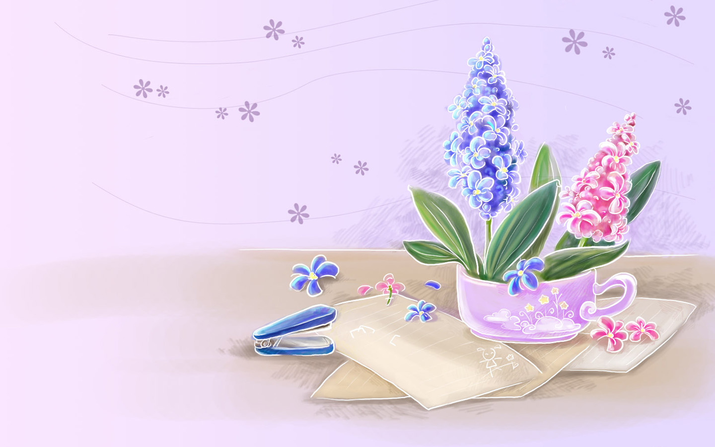 风信子花壁纸