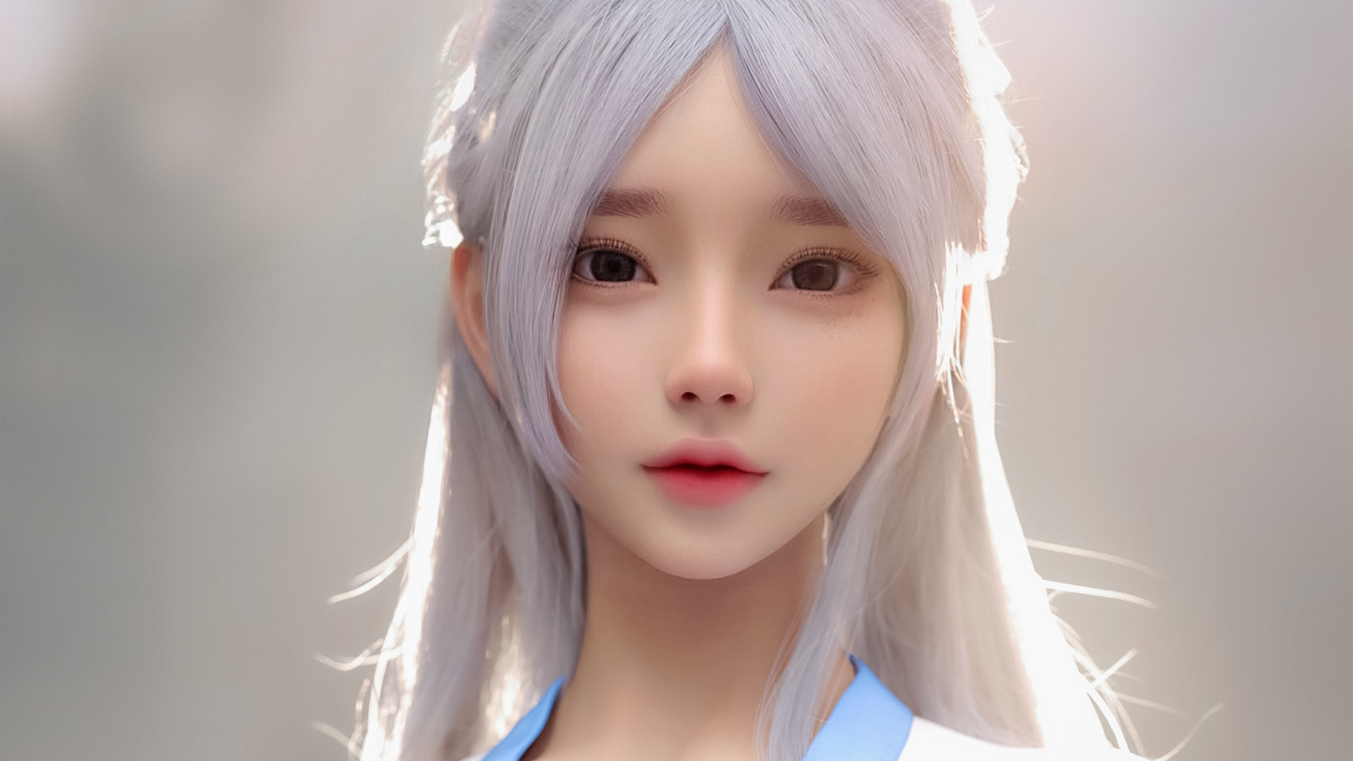 麻匪动漫女孩白发壁纸，精选免费电脑壁纸下载